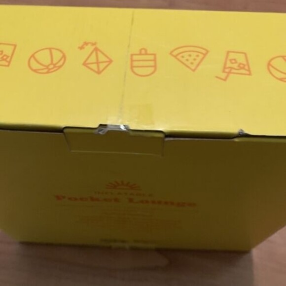 Sun Squad Inflatable Pocket Pool Lounge Built in Pillow & Cup Holders - Picture 9 of 9